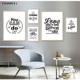 Inspirational Life Quote Prints Posters Motivational Letters Canvas Painting Modern Wall Pictures For Living Room Home Decor Art